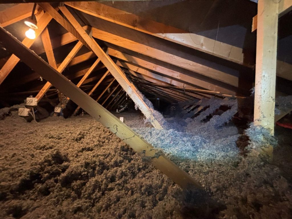 Isolation de combles perdus dans une maison à Roanne